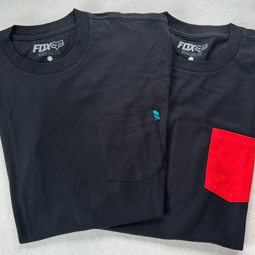 NWOT 2 Fox Racing Pocket Tees